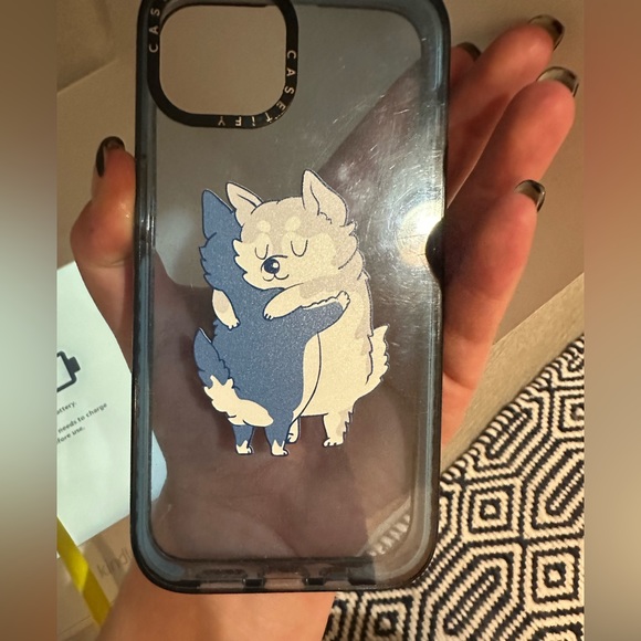 Casetify clear blue case iPhone - Picture 4 of 5